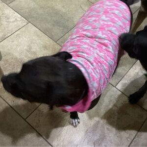 Bret Michaels Dog Pink Camo Puffer Vest Nylon